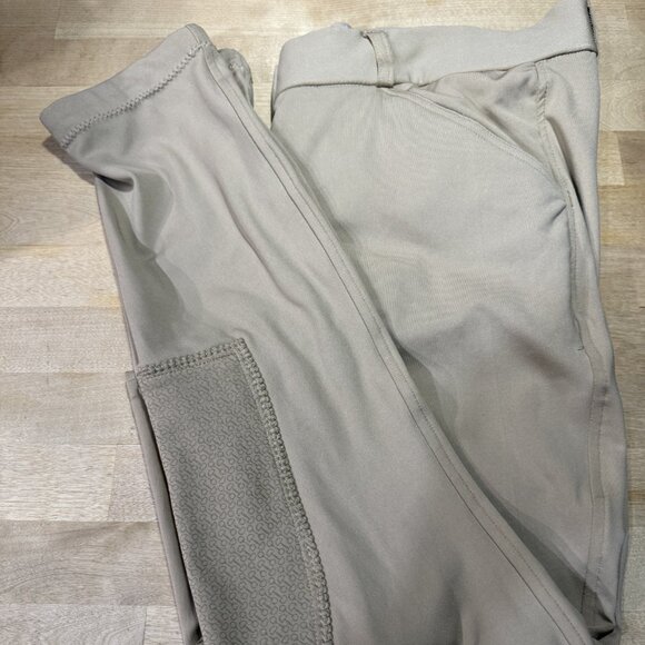 DOVER SADDLERY KHAKI RIDING SPORT BREECHES SIZE 32 - Picture 1 of 3